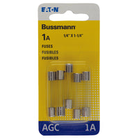 Bussmann 1 amps AGC Mini Automotive Fuse 5 pk (Pack of 5)