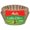 Melitta 8-12 cups Brown Basket Coffee Filter 100 pk