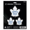 NHL - Toronto Maple Leafs 3 Piece Decal Sticker Set