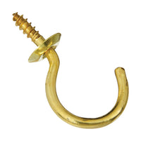 National Hardware Gold Solid Brass Cup Hook 15 lb 1 pk - Deal of The Week