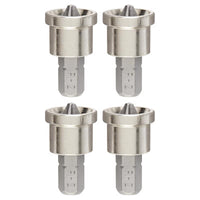 Milwaukee 1 in. L PH2 Drywall Screw Setter Set Steel 4 pk