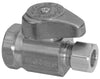 BrassCraft 1/2 in. Compression outlets X 3/8 in. Chrome Plated Stop Valve