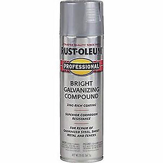 Rust-Oleum Professional Galvanized Bright Gray Galvanizing Compound Spray 20 oz.