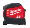 Milwaukee  25 ft. L x 1-1/8 in. W Compact Wide Blade  Tape Measure  Black/Red  1 pk