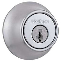 660 26D SCAL SCS K3 1-Cyl Deadbolt - Satin Chrome