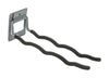 National Hardware 12.4 in. L Powder Coated Gray Steel Large Flip-Up Tool Hook 20 lb. cap. (Pack of 6)