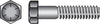 Hillman 5/8 in. D X 4 in. L Heat Treated Steel Hex Head Cap Screw 25 pk