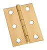 National Hardware 2-1/2 in. L Solid Brass Door Hinge 1 pk