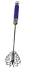 Joseph Enterprises POGO Blue Stainless Steel Comfort Grip Dishwasher Safe Pump Whisk 15 L in.