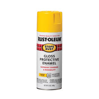 Rust-Oleum Stops Rust Gloss Sunburst Yellow Spray Paint 12 oz.