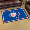 MLB - Texas Rangers Retro Collection 4ft. x 6ft. Plush Area Rug - (1984)