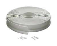 M-D White Vinyl Door Set Seal For Garage Doors 30 ft. L X 1 in.