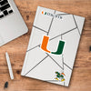 University of Miami 3 Piece Decal Sticker Set