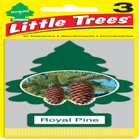 Little Trees Green Royal Pine Air Freshener 3 pk (Pack of 8)