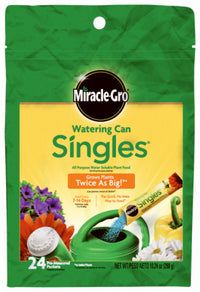 Miracle Gro 101430 Watering Can Singles All Purpose Plant Food 24-8-16 24 Count