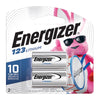 Energizer Lithium 123 3 V 1.5 Ah Camera Battery 2 pk