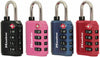 Master Lock 1-5/32 in. H X 5/8 in. W X 1-3/16 in. L Steel 4-Dial Combination Luggage Lock