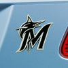 MLB - Miami Marlins 3D Chromed Metal Emblem