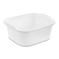 Sterilite 06478008 12 Quart White Dishpan