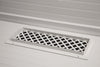 Steelcrest Designer 18 X 6 Wall /Ceiling White Return Vent Cover, With Face Mounting Screw Holes, No Damper