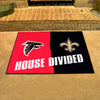 NFL House Divided - Falcons / Saints House Divided Rug