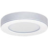 Satco 12.5 watt; 6" Flush Mount LED Fixture; 3000K; White finish; 120 volts