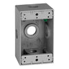 Sigma Engineered Solutions New Work 18.3 cu in Rectangle Metallic 1 gang Weatherproof Box Gray