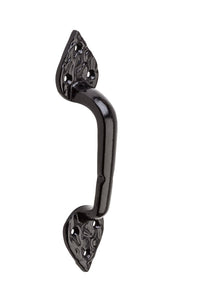 National Hardware 7-3/4 in. L Black Steel Gate Pull