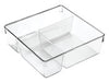 InterDesign Clarity 3 in.   H X 9 in.   W X 9 in.   D Plastic Drawer Organizer (Pack of 4).