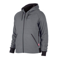 Milwaukee M12 XXL Long Sleeve Men's Hooded Heated Hoodie (Hoodie Only) Black/Gray