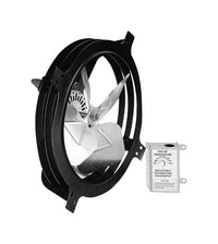 Air Vent 18.3 in. H X 18.3 in. W X 7.5 in. L X 15 in. D Plastic/Steel Gable Mount Power Fan