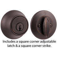 660 11P SCAL SCS K3 1-Cyl Deadbolt - Venetian Bronze