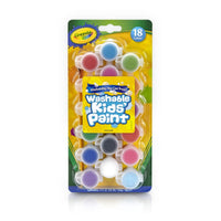 Crayola Kids Washable Paint Set Multicolored 18 pc. (Pack of 6)