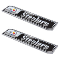 NFL - Pittsburgh Steelers 2 Piece Heavy Duty Alumnium Truck Emblem Set