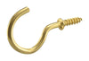 Hillman Brass-Plated Gold Cup/Picture Hook 1 lb (Pack of 10)