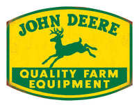 Open Road Brands Deere and Company Quality Farm Equipment Magnet Embossed Tin (Pack of 4)