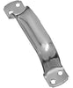 National Hardware 6-3/4 in. L Zinc-Plated Silver Steel Door Pull