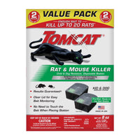 Tomcat Toxic Bait Station Blocks For Mice and Rats 2 pk