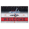 NHL - Washington Capitals Rubber Door Mat - 18in. x 30in.