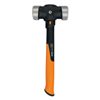 Fiskars Pro IsoCore 4 lb Double Flat Face Sledge Hammer 14 in. Steel Handle