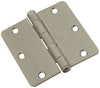 National Hardware 3-1/2 in. L Satin Nickel Door Hinge 1 pk