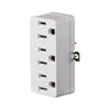 Leviton Polarized 3 outlets Outlet Adapter 1 pk