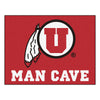 University of Utah Man Cave Rug - 34 in. x 42.5 in.