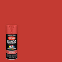 Krylon Fusion All-In-One Matte Fire Red Paint + Primer Spray Paint 12 oz (Pack of 6).