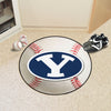 Brigham Young University Baseball Rug - 27in. Diameter