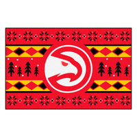 NBA - Atlanta Hawks Holiday Sweater Rug - 19in. x 30in.