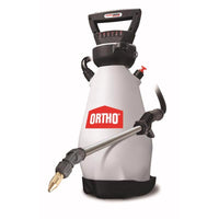 Ortho Black/White Adjustable Tip Battery Operated Compressed Air Sprayer 2 gal. Capacity