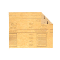 3M 99416NA 9" X 11" 80D Grit Surface Preparation Sandpaper Sheets (Pack of 25)