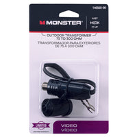 Monster Just Hook It Up Cable F Matching Video Transformer 1 pk