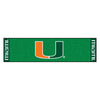 University of Miami Putting Green Mat - 1.5ft. x 6ft.